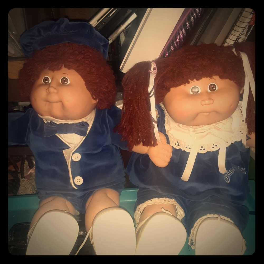 Vintage cabbage patch twins